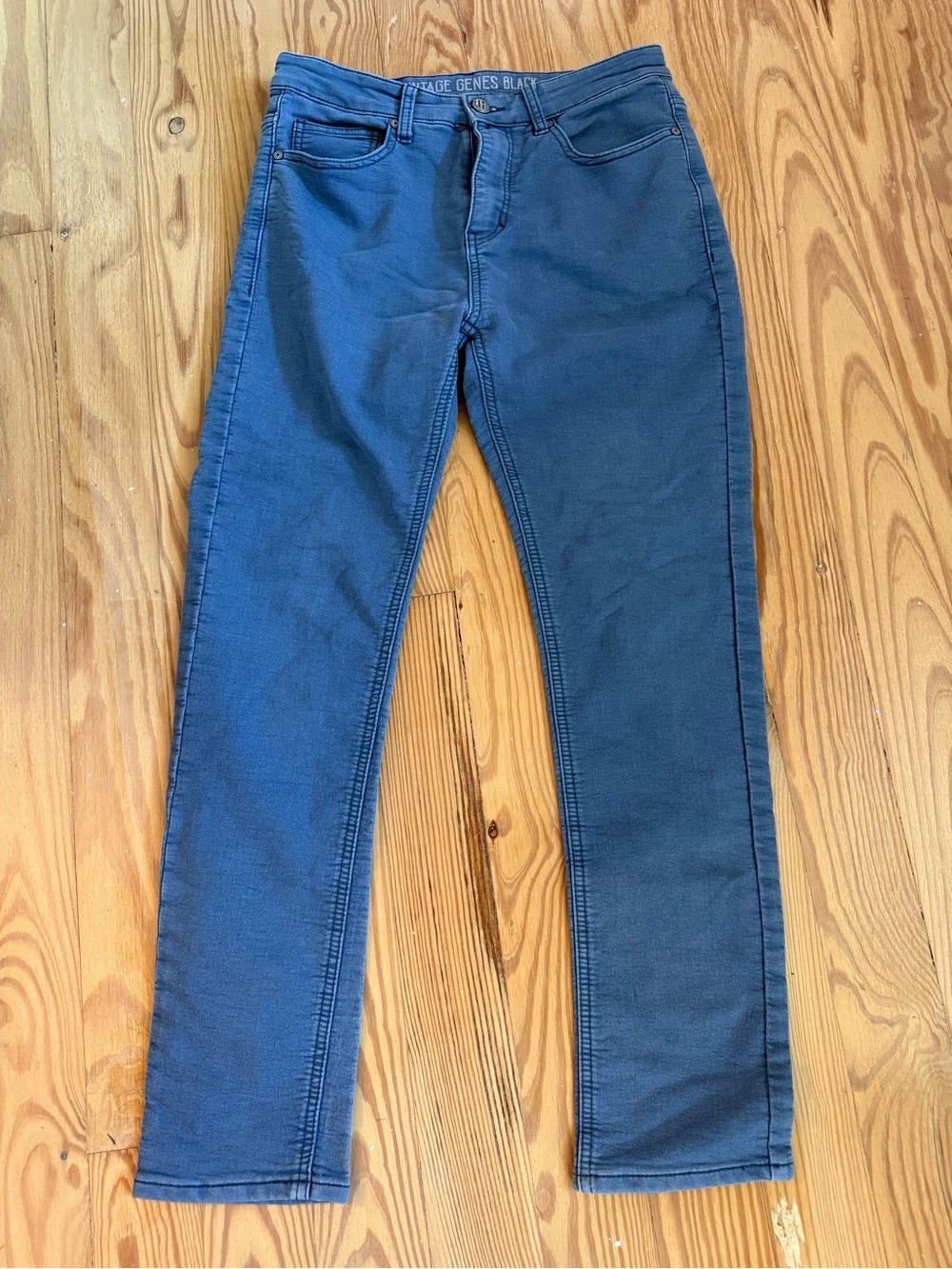 Vintage Genes Black Men's Blue Jeans -